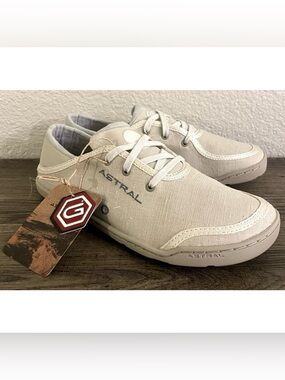 Astral Loyak EZ HT Womens US 7 Salty White Water Minimalist Hemp Outdoor Shoes